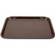 Fixtures Brown Plastic Fast Food Serving Tray {34cm x 26cm}