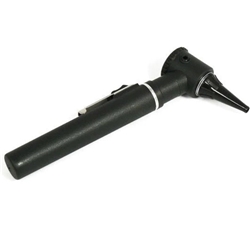 Pocket Otoscope, AA-Handle With F.O. Halogen Light 2.5V, Color Black, In Case,Ri