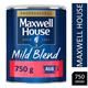 Maxwell House Mild Instant Coffee 750g Tin - PACK (6)