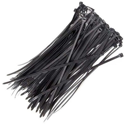 Black Cable Ties 200x4.5mm Pack 100's