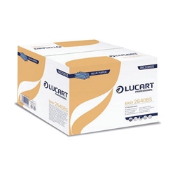 Lucart Professional Recycled 1-Ply C-Fold Hand Towels 176 Sheets Green (Pack of 15) 862095E