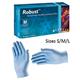 Aurelia ROBUST Micro-Textured Blue Powder Free SMALL Nitrile Gloves 100's - PACK (10)