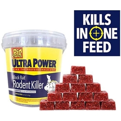 Big Cheese Ultra Power Block Bait Killer Station Refill 15x20g (STV568)