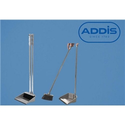 Addis Metallic Long Handle Dustpan & Brush Set - PACK (6)
