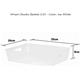 Wham Grey Rectangular Studio Basket 5.01 6 Litre
