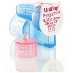 Unifine Pentips Plus Diabetes Medication Injection pen needle-12mm x29G x100 