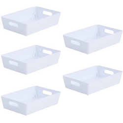 Wham White Rectangular Studio Basket 4.01 2 Litre