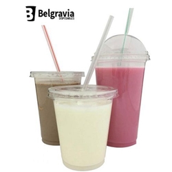 Belgravia 10oz Plastic Smoothie Cups 50's