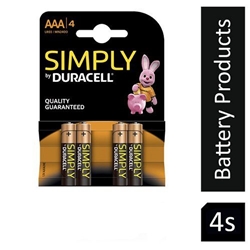 Duracell AAA Simply Battery Pack 6's