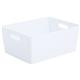 Wham White Rectangular Studio Basket 5.02 11.5 Litre - PACK (462)