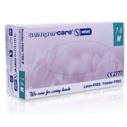 Sempercare Velvet Nitrile Medium Gloves Pack of 100 - 