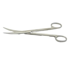 Mayo Scissors Curves 17cm Disposable - SINGLE