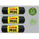 Eco 360 Super Strong Refuse/Bin Sacks 100% Recycled 20's 75L