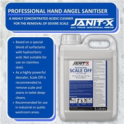 Janit-X Scale Off Toilet & Urinal Restorer 5 Litre Concentrate - PACK (2)
