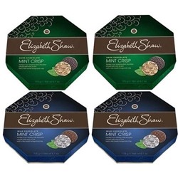 Elizabeth Shaw Dark Chocolate Mint Crisp 26's 162g