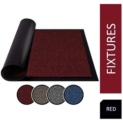 Fixtures Barrier Floor Mat 40cm x 60cm Red