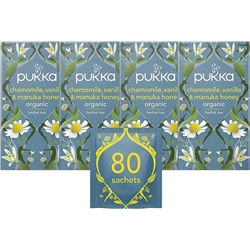 Pukka Tea Chamomile, Vanilla & Manuka Honey Envelopes 20's