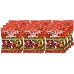 Haribo Squidgy Strawberries 160G Bag