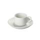 2.8oz Orion White Espresso Cup & Saucer