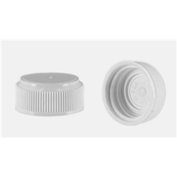 22Mm R3 White Polypropylene Wadless Cap R322PWW