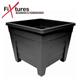 Fixtures Grosvenor Square Planter Black/Ebony 27cm