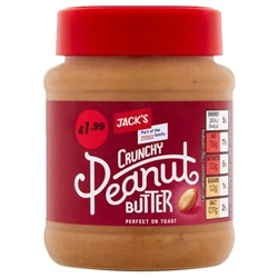 Jack's Crunchy Peanut Butter 340g