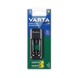 Varta USB Duo Charger AA+AAA + Recharge Batteries 2x AAA 800 mAh 57651201421