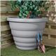 Wham Beehive Round Pot Cement Grey 66cm