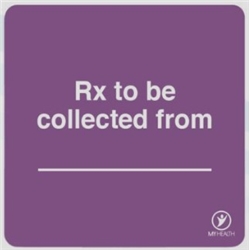 Rx To Be Collected From 38X38Mm Labels RXTBC