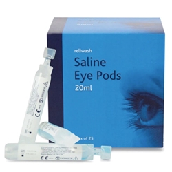 STERILE EYEWASH PODS 20ML pack of 25