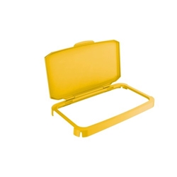 Durable DURABIN 60L Hinged Bin Lid - Strong and Food & Freezer Safe - Yellow