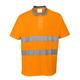 Portwest Hi Vis Cotton Comfort Polo Shirt S/S M Orange