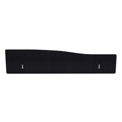 Impulse Plus Wave 300/1800 Backdrop Screen Rounded Corners Black Fabric Light Grey Edges