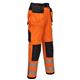 Portwest PW3 Hi Vis Stretch Holster Pocket Trousers 36 Orange/Blk