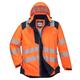 Portwest PW3 Hi Vis Winter Jacket 3XL Orange/Navy