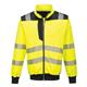 Portwest PW3 Hi Vis Zip Sweatshirt M Yellow/Blk