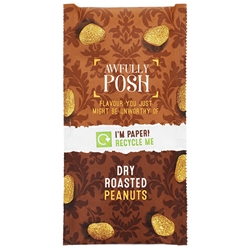 AWFULLY POSH - PAPER - DRY ROAST PEANUT - SHOT PACK - 18X50G
