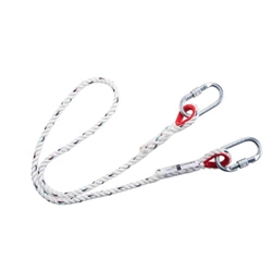 Portwest Single Rope 15m Restraint Lanyard White