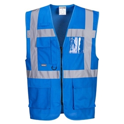 Portwest Iona Executive Vest L Royal Bl (Pack of 10)