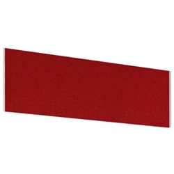 Impulse Plus Angle 450/600 Desktop Screen Burgundy Fabric Light Grey Edges