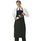 Portwest Polycotton Bib Apron Blk (Pack of 12)