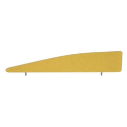 Impulse Plus Angle 450/1800 Desktop Screen Beige Fabric Light Grey Edges