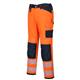 Portwest PW3 Hi Vis Work Trousers 34 Orange/Navy