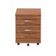 Impulse Mobile Pedestal 2 Drawer Walnut