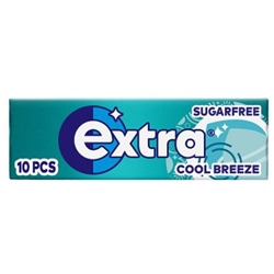 Extra Cool Breeze Sugarfree Chewing Gum 10 Pieces