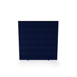 Impulse Plus Oblong 1200/1200 Floor Free Standing Screen Royal Blue Fabric Light Grey Edges