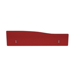 Impulse Plus Wave 400/1600 Backdrop Screen Rounded Corners Burgundy Fabric Light Grey Edges
