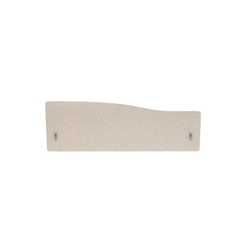 Impulse Plus Wave 400/1200 Backdrop Screen Rounded Corners Light Grey Fabric Light Grey Edges