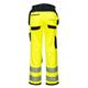Portwest PW3 Hi Vis Stretch Holster Pocket Trousers 48 Yellow/Blk