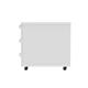 Impulse Mobile Pedestal 3 Drawer White